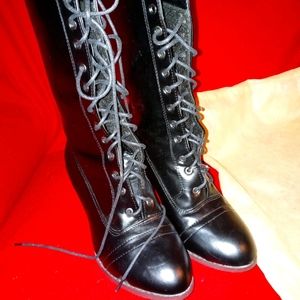 Women's Black Knee High Boots Size 6.5